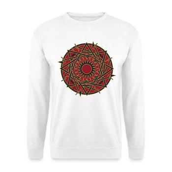 Devil Demon Mask Death Fantasy Satan Halloween - Unisex Sweatshirt - white - Front