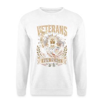 Jour des anciens combattants pour les démocrates - Sweat-shirt Unisexe - blanc - Devant
