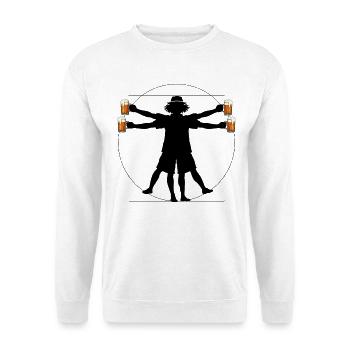 Malle Beer Booze Mallorca Party Holiday - Unisex Sweatshirt - white - Front