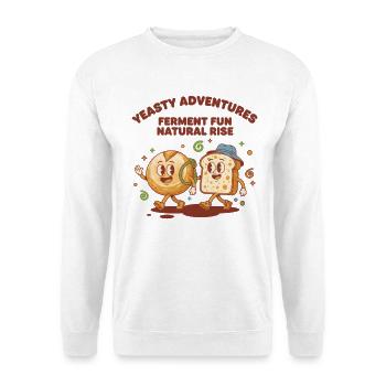 Levain pâtisser pâtisserie Baker Levain - Sweat-shirt Unisexe - blanc - Devant