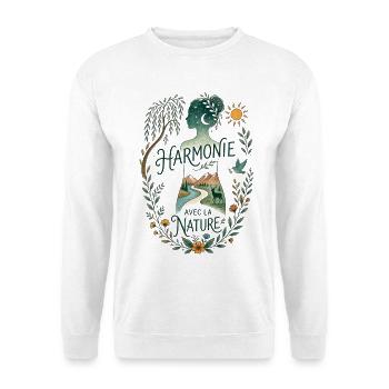 La Nature Intérieure - Sweat-shirt Unisexe - blanc - Devant