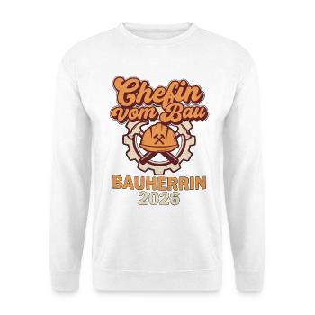 Chef du constructeur de construction 2026 Retro - Sweat-shirt Unisexe - blanc - Devant