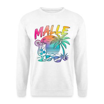 Malle Holiday Mallorca Party Summer - Unisex Sweatshirt - white - Front