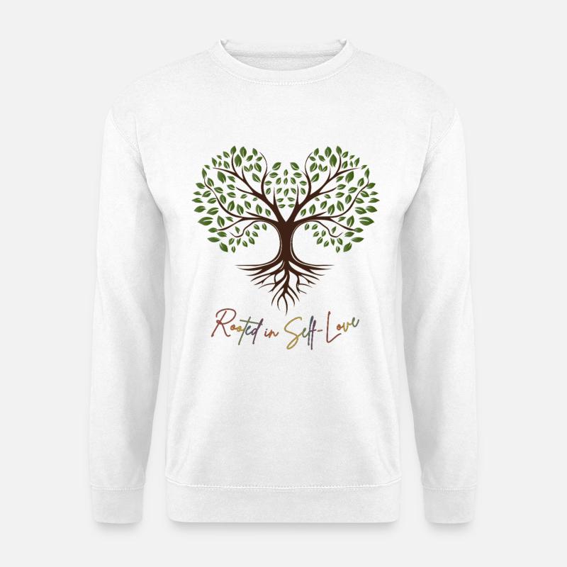 Root Power: Self-Love Tree - Unisex Sweatshirt - white