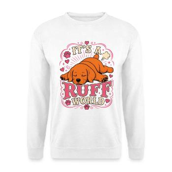 Labrador Ruff World Welpe Shirt - Unisex Pullover - Weiß - Vorne