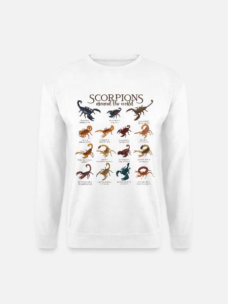 Skorpione weltweit - Skorpion - Unisex Pullover - Weiß
