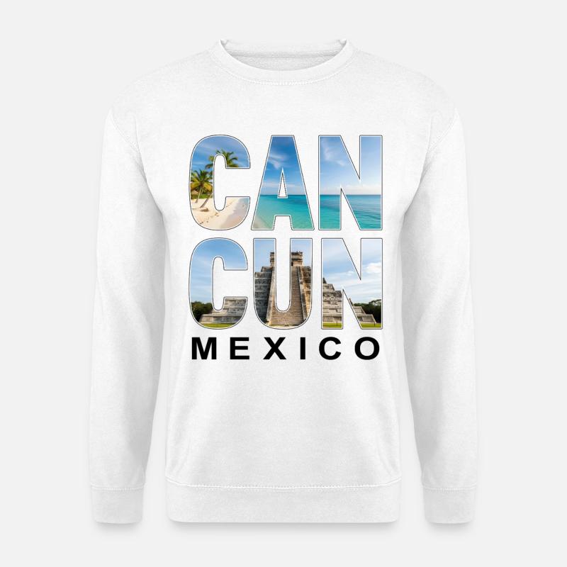 Cancun Mexico - Unisex Sweatshirt - white