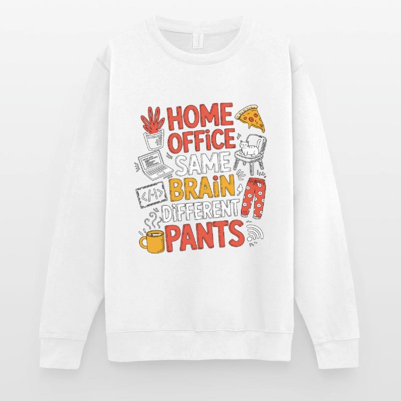 Remote Developer Home Office Same Web Developer Unisex Sweatshirt