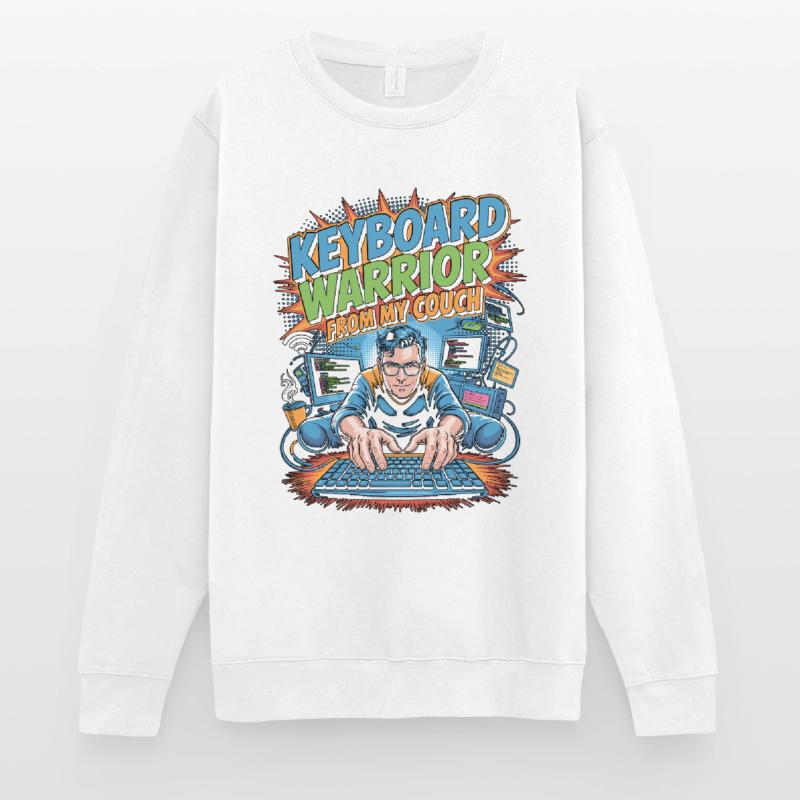 Remote Developer Keyboard Warrior Remote Coder Unisex Sweatshirt