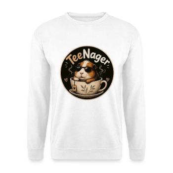 TeeNager Wortspiel - Unisex Pullover - Weiß - Vorne