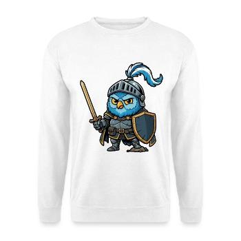 Festival médiéval de la Knight Owl Ren Faire - Sweat-shirt Unisexe - blanc - Devant