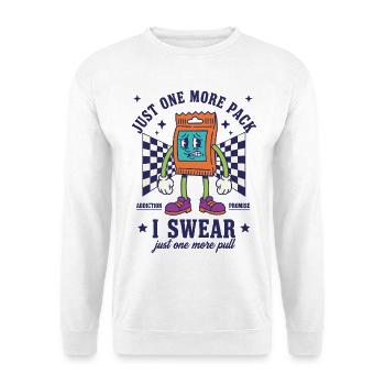Nur noch ein Pack, ich schwöre, Sammelkartensucht - Unisex Pullover - Weiß - Vorne