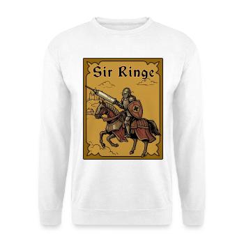 Sir Ringe Syringe Ren Faire Medieval Meme - Sweat-shirt Unisexe - blanc - Devant