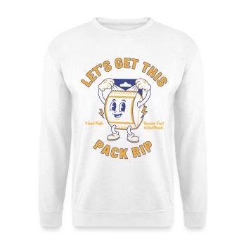 Faisons ce paquet Arracher de nouveaux tirages CardBreak - Sweat-shirt Unisexe - blanc - Devant