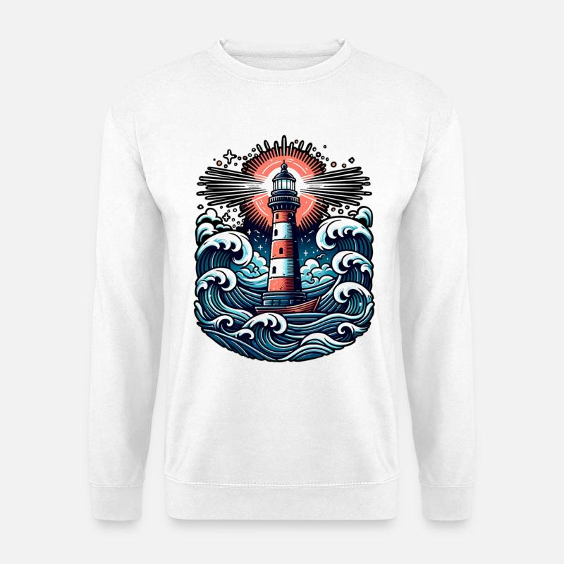 phare - Sweat-shirt Unisexe - blanc