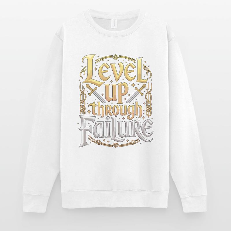 Game Developer Level Up Through Gaming Programmer Unisex Pullover