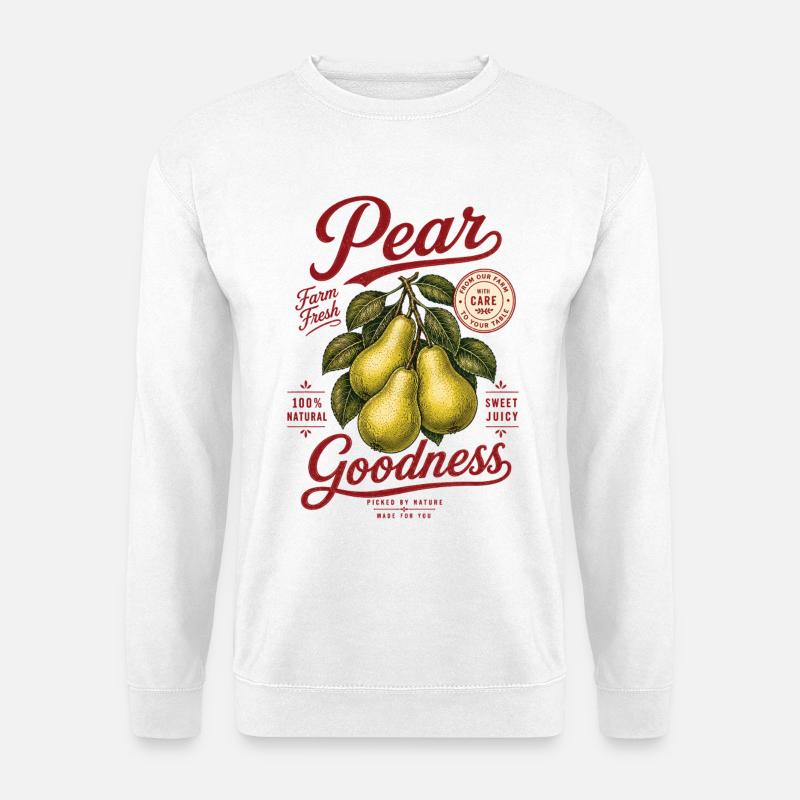 Pears Pear Goodness Shirt - Unisex Sweatshirt - white