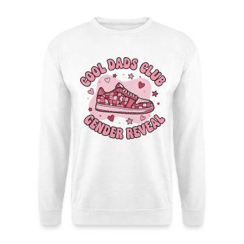 Gender Reveal Cool Dads Club Mom Dad Team Girl - Unisex Sweatshirt - white - Front