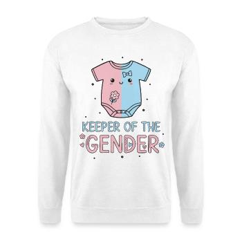 Révélation de sexe : Gardien de la baby shower de genre - Sweat-shirt Unisexe - blanc - Devant
