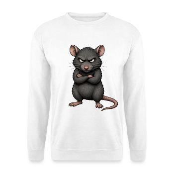 Moany Rat – Bad Mood? Perfected. - Unisex Sweatshirt - white - Front