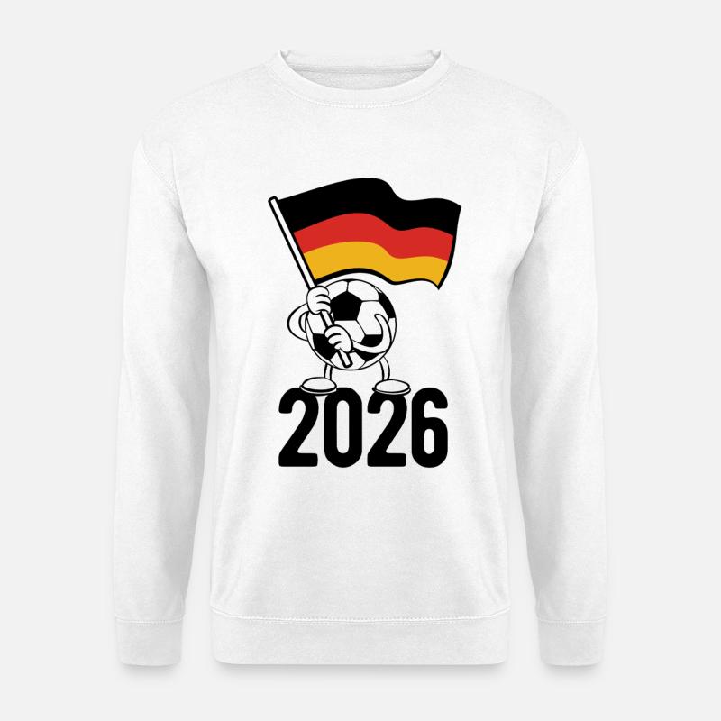 Fußball Flagge 2026 - Unisex Pullover - Weiß