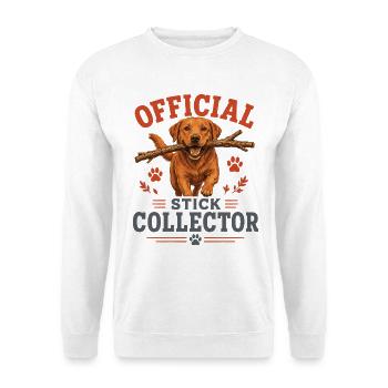 Fox Red Lab Stick Collector Shirt - Unisex Pullover - Weiß - Vorne