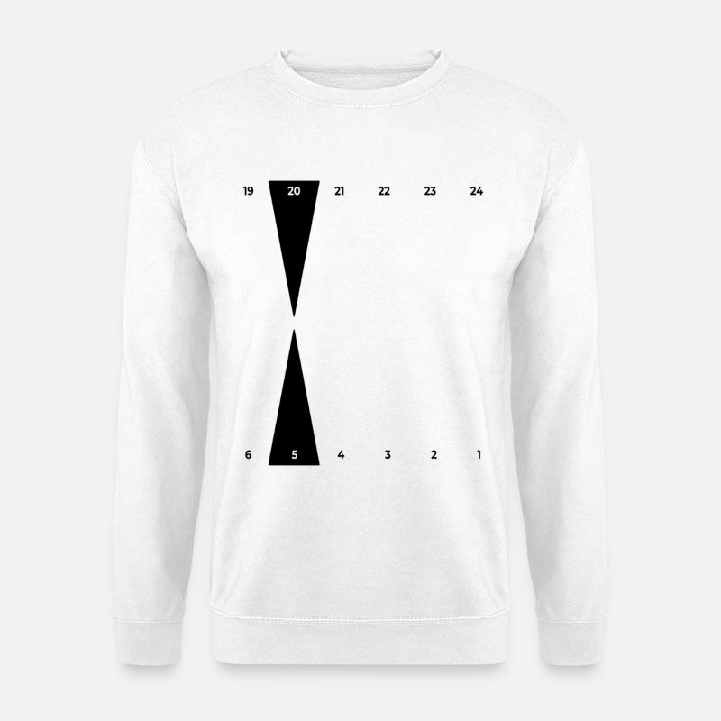 Backgammon | Point d’Or - Sweat-shirt Unisexe - blanc