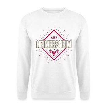 Heimersheim an der Ahr Vintage Reben Souvenir - Unisex Pullover - Weiß - Vorne