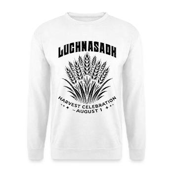 Célébration de la récolte de Lughnasadh Lammas Lughnasa - Sweat-shirt Unisexe - blanc - Devant