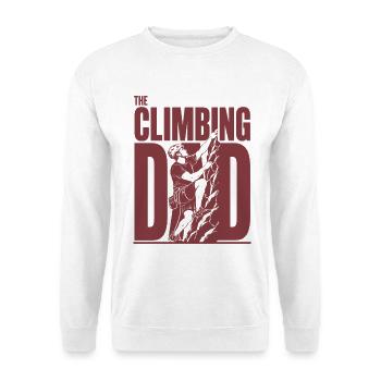 Chemise Kletter Papa Le Père Grimpeur - Sweat-shirt Unisexe - blanc - Devant