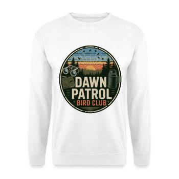 Dawn Patrol Bird Club Patch - Unisex Pullover - Weiß - Vorne