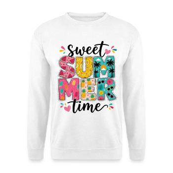 Été Vacances Soleil Tropical Fruit Cadeau - Sweat-shirt Unisexe - blanc - Devant
