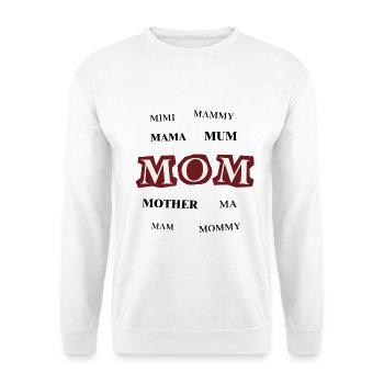 MAMAN MAMAN MAMAN MAMAN - Sweat-shirt Unisexe - blanc - Devant