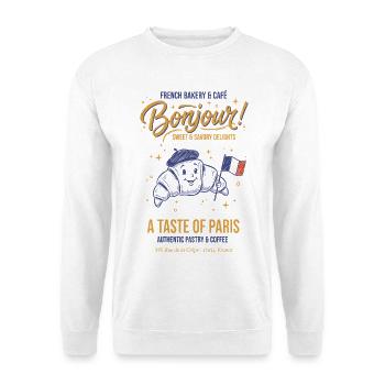Breakfast Brunch Coffee Pancake Bacon Food - Unisex Sweatshirt - white - Front