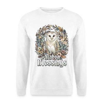 Mabon-Segnungen Heidnische Herbst-Tagundnachtgleiche Herbst - Unisex Pullover - Weiß - Vorne