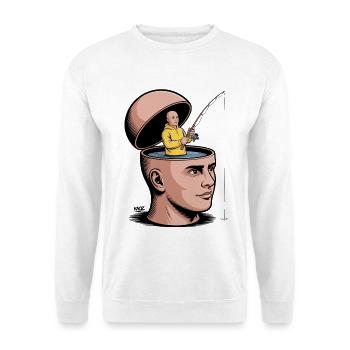 Mind Reel : Surréaliste Fisher Within - Sweat-shirt Unisexe - blanc - Devant