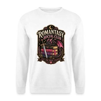 Chemise du club social Romantasy - Sweat-shirt Unisexe - blanc - Devant