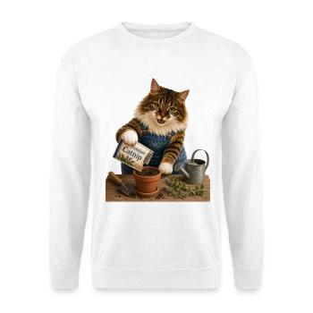 Catnip Gardener - Unisex Sweatshirt - white - Front