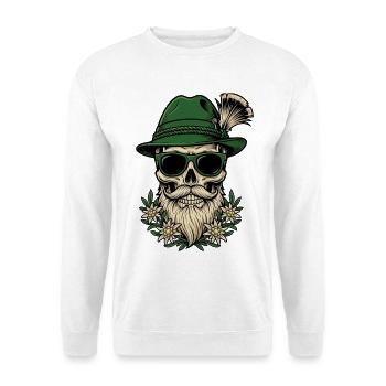 Les costumes traditionnels remplacent le Volksfest Bayern Geschen - Sweat-shirt Unisexe - blanc - Devant