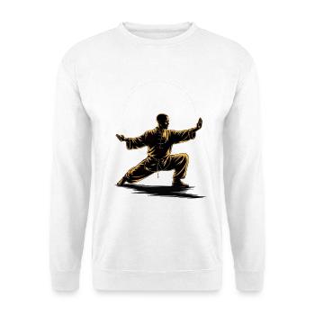 Tai Chi Zen Meditation – Chi Qigong Training - Unisex Sweatshirt - white - Front