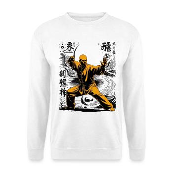 Tai Chi Zen Meditation – Chi Qigong Training - Unisex Sweatshirt - white - Front