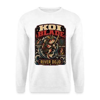 Chemise Koi Blade River Dojo - Sweat-shirt Unisexe - blanc - Devant