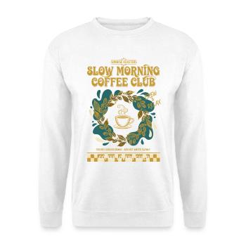Breakfast Coffee Brunch Pancake Bacon Food Funny - Unisex Sweatshirt - white - Front