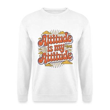 Altitude est mon instructeur de vol en tant que pilote privé - Sweat-shirt Unisexe - blanc - Devant