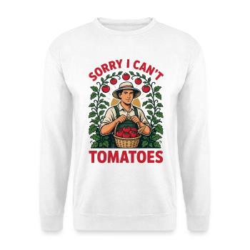 Panier de tomates du héros du jardin - Sweat-shirt Unisexe - blanc - Devant