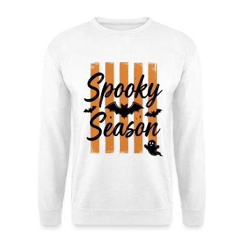 Spooky Season Bat Script - Horror Halloween - Unisex Sweatshirt - white - Front