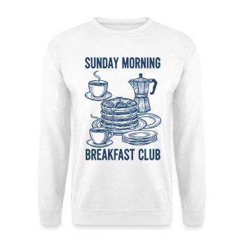 Breakfast Brunch Coffee Sunday Morning Breakfast - Unisex Sweatshirt - white - Front