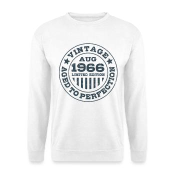 Vintage août 1966 Édition limitée Circle - Sweat-shirt Unisexe - blanc - Devant