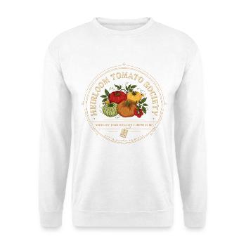 Erbstück Tomaten Gesellschaft - Unisex Pullover - Weiß - Vorne