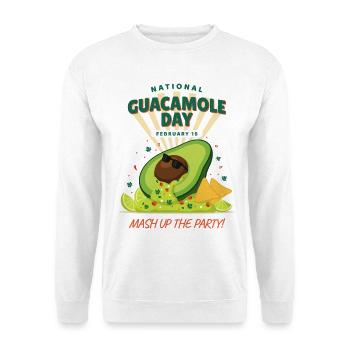 National Guacamole Day - Unisex Pullover - Weiß - Vorne